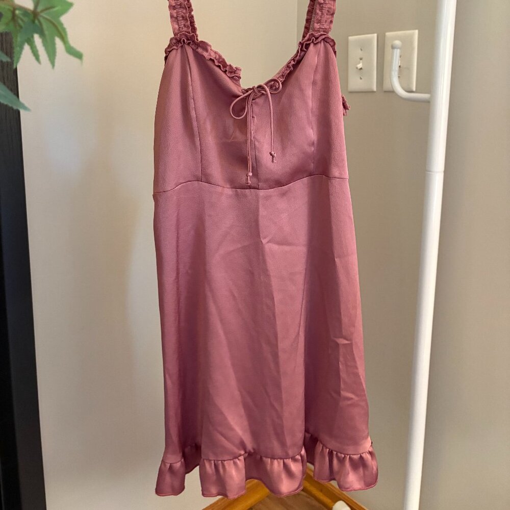 LA Hearts Pink Mini Dress